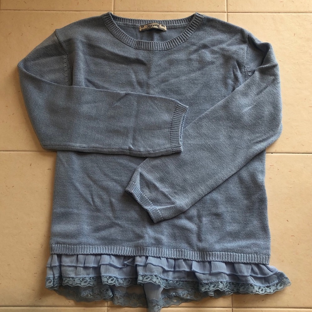 Girls’ blue Mayoral sweater